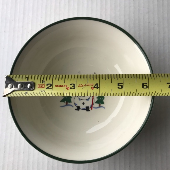 Set Of 2 Pfaltzgraff “Snow Village” Bowls 6.25” - Picture 8 of 8